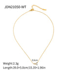 White Zircon 18K Necklace - Viexta