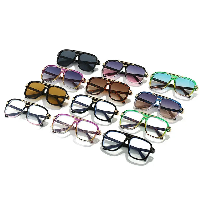 Womens Cross-Border Stylish Colorful Sunglasses - Viexta