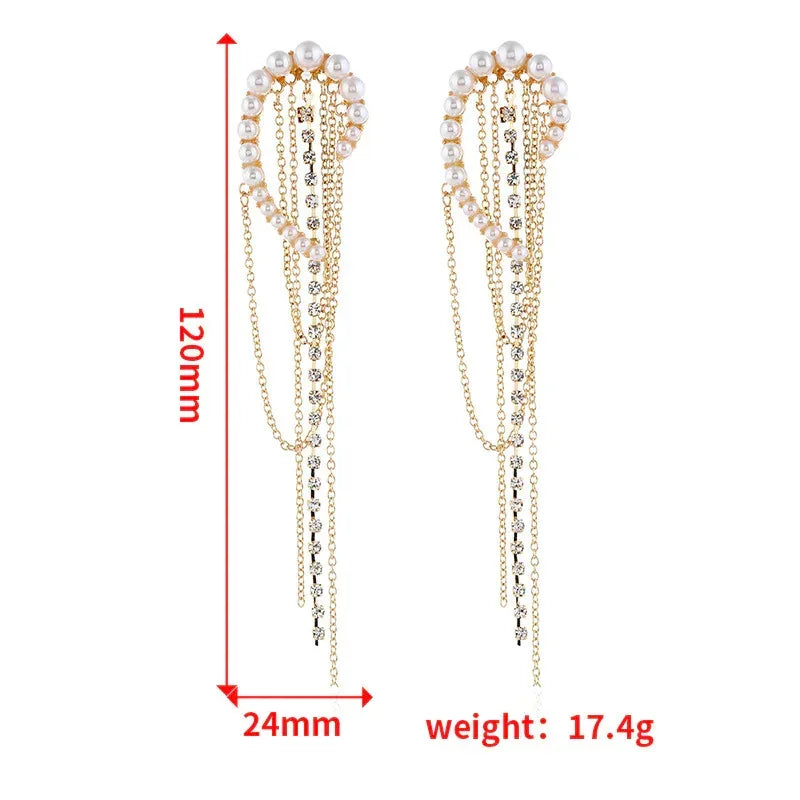 Pearl Hanging Earrings - Viexta