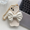 leather-bow-hand-chain-iphone-case - Viexta