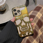 Luxury Plating 3D Skull Phone Case For I-Phone - Viexta