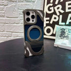 Metal Magnetic Mount Carbon Fiber iProtective Case