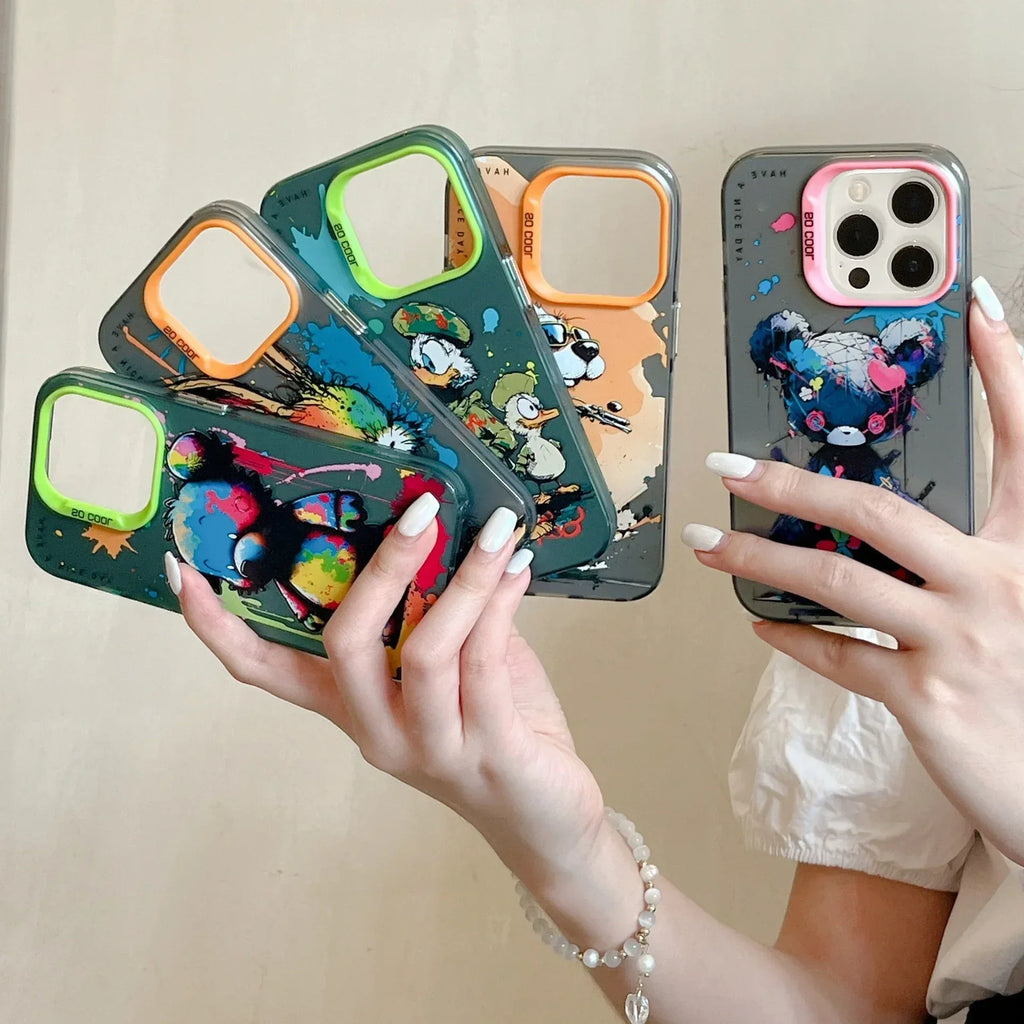 2d Cartoon iPhone Case - Viexta