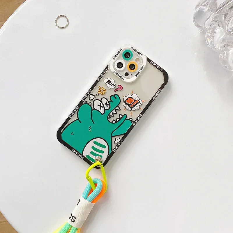 Lanyard Angel Eye Phone Case for IPhone - Viexta