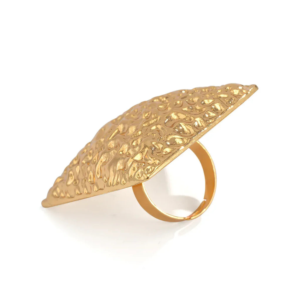 twin-pleated-square-ring - Viexta