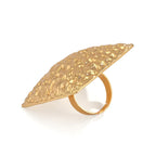 twin-pleated-square-ring - Viexta