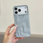 Creative Versatile Solid Color Irregular Wave Pattern iPhone Case - Viexta