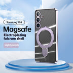 Transparent Plating Bracket Silicone Samsung Protective case