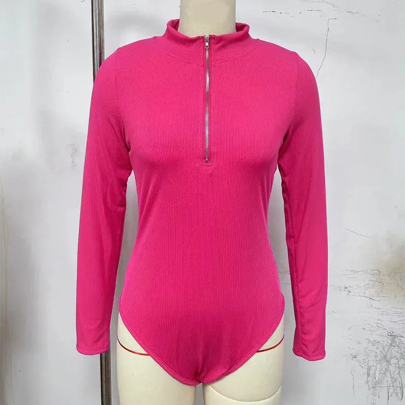Fashion Long Sleeve Jumpsuit Seamless Slimming Shapewear For Women Romper - Viexta