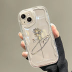 Roses Transparent Silicone iPhone Case - Viexta