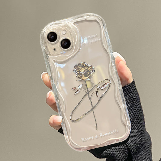 Roses Transparent Silicone iPhone Case