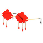 Rimless sunglasses women