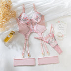 fishbone-vest-bra-floral-lingerie - Viexta