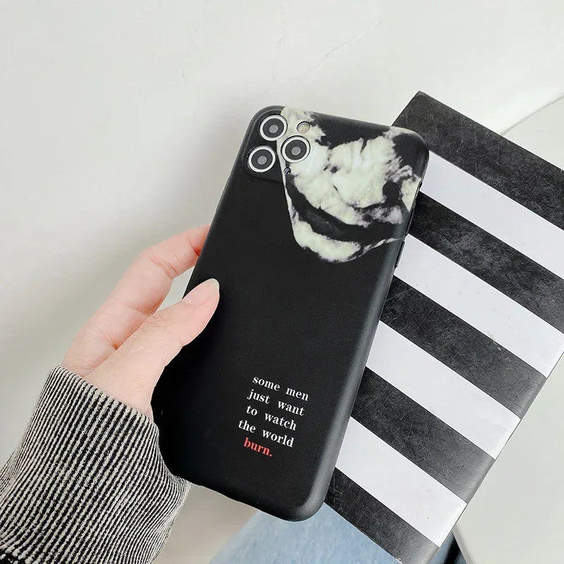 Clown frosted iPhone case - Viexta