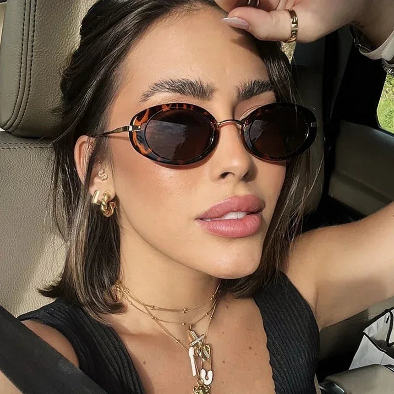 small-frame-oval-vintage-sunglasses - Viexta
