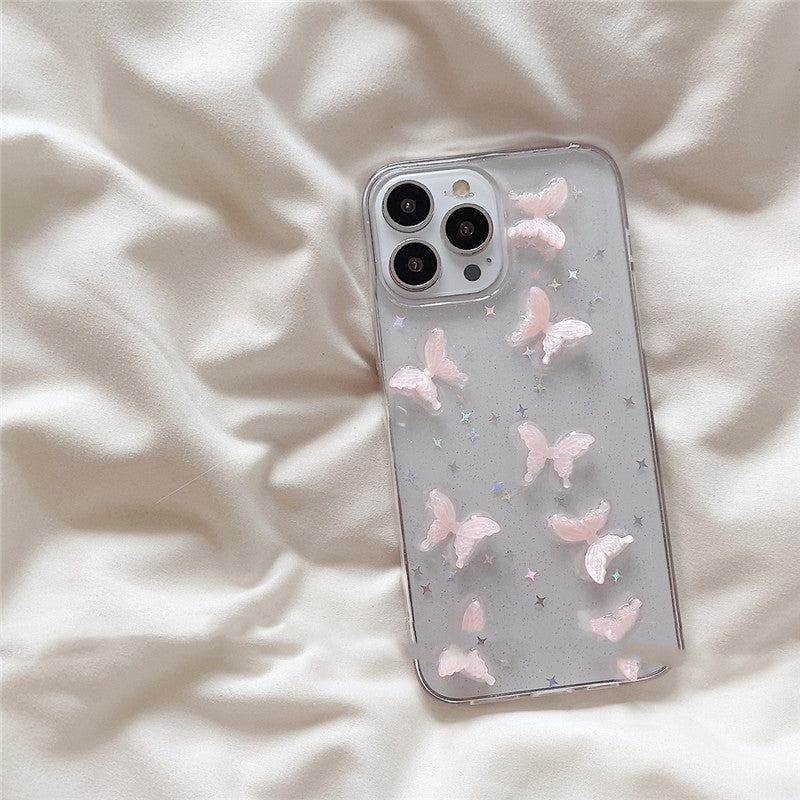 Three-dimensional Butterfly iPhone Case