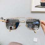 Retro men and women shade sunglasses - Viexta