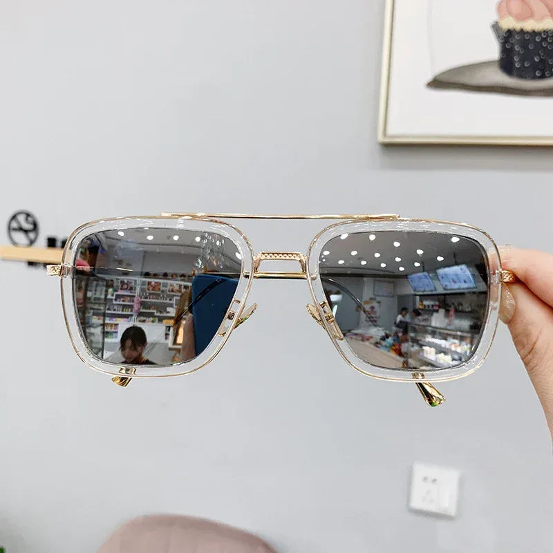 Retro men and women shade sunglasses - Viexta