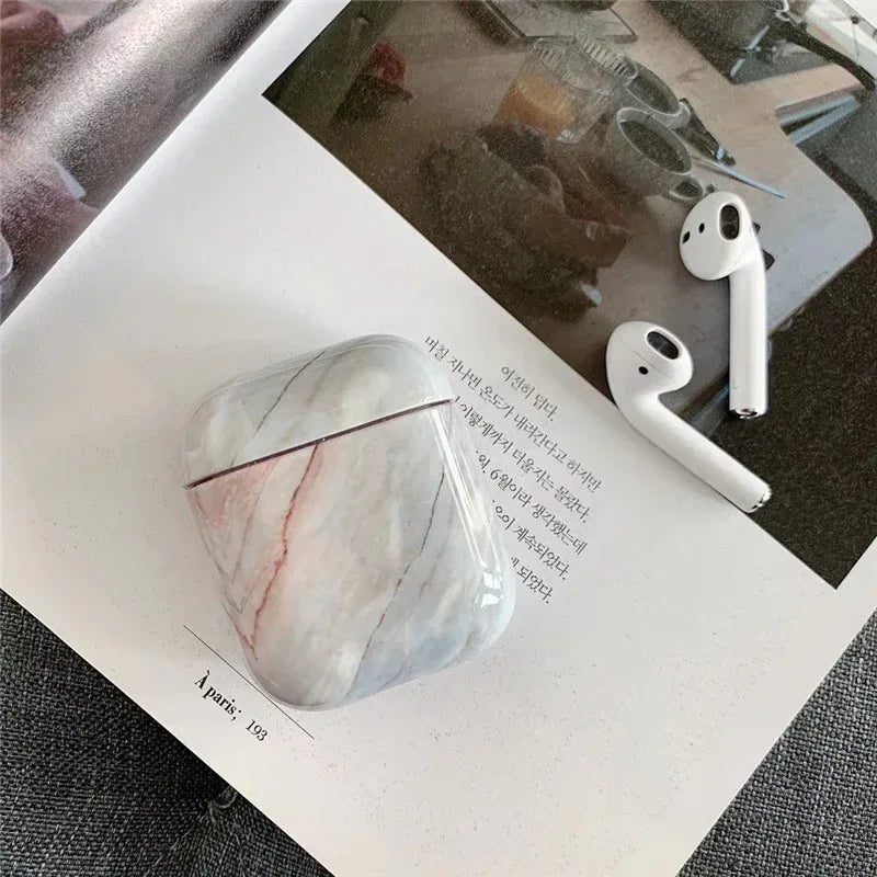 Marble Case for Apple Airpods - Viexta