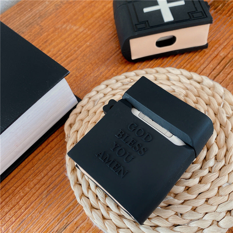 Three-dimensional bible AirPods Pro case