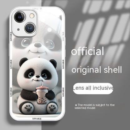 Panda Glass iPhone Case