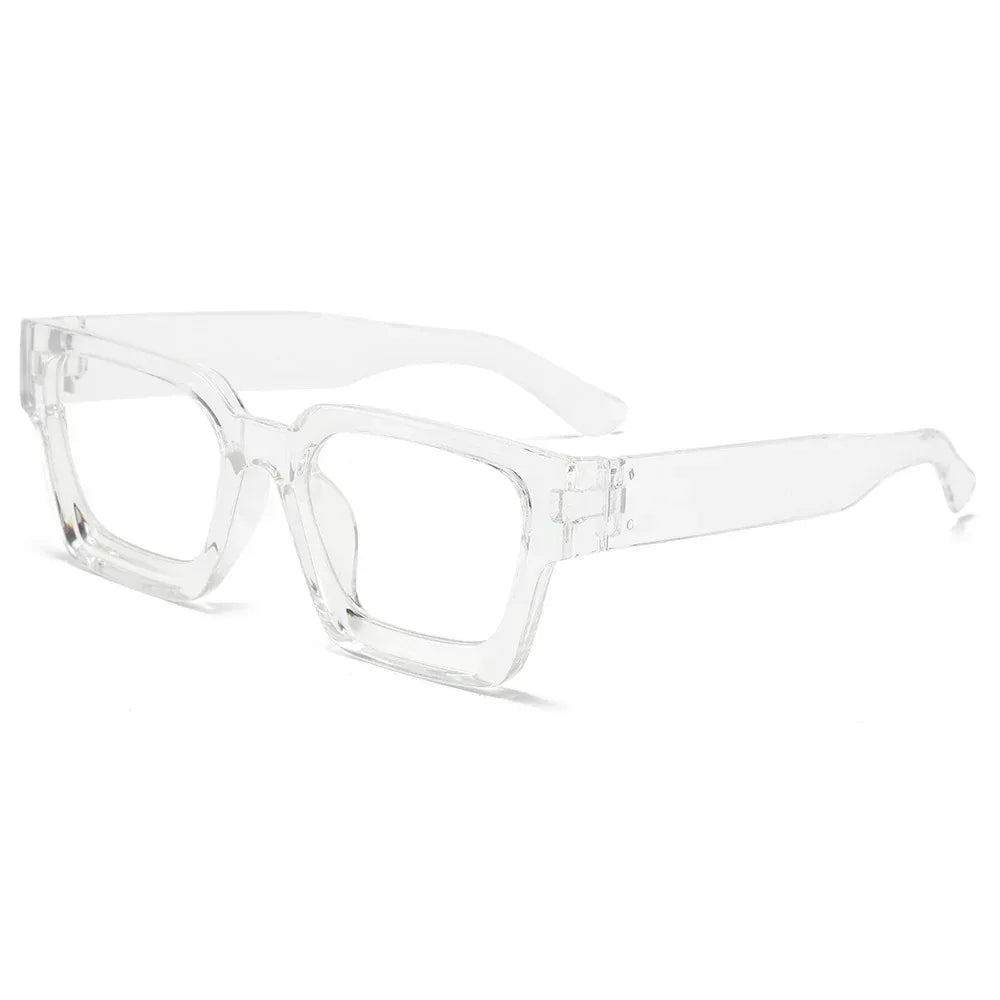 Classic Thick Square Frame Sunglasses - Viexta