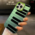 Black And White Piano Key-themed iPhone Case