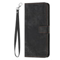 Leather Case Skin Frosted Striped Card Wallet iPhone case - Viexta