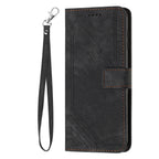 Leather Case Skin Frosted Striped Card Wallet iPhone case
