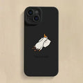 Creative Cute Cartoon Duck Silicone iPhone Case - Viexta