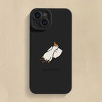 Creative Cute Cartoon Duck Silicone iPhone Case