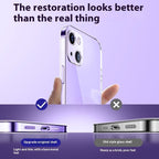 Transparent Glass Fine Hole Drop-resistant iPhone Case