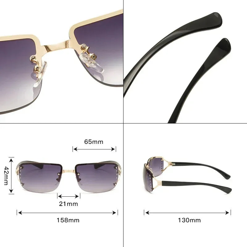 metal-large-uv-proof-frameless-sun-glasses - Viexta