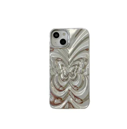 Solid Color Three-dimensional Butterfly Phone Case - Viexta