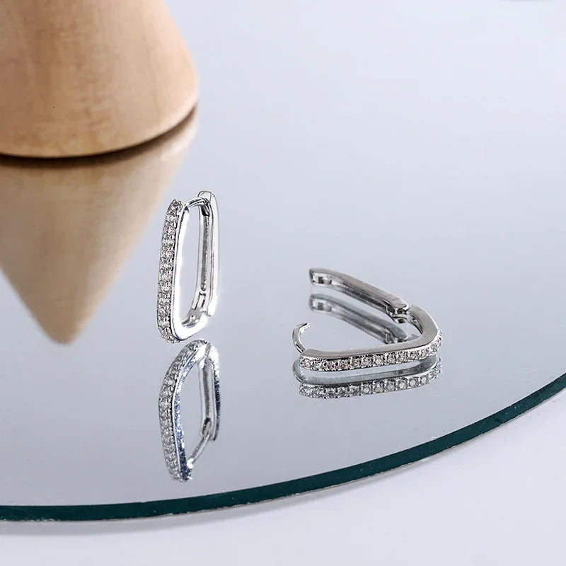Versatile Geometric Hoop Earrings