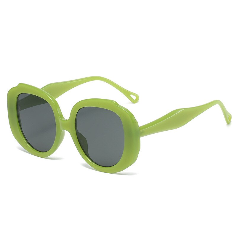 New Round Frame Retro Sunglasses Women Vintage Sun Glasses For Female Luxury Brand Eyeglasses Lady Oversized Sunglasses