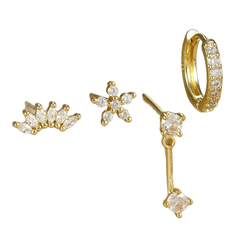 Zircon Stud Earrings