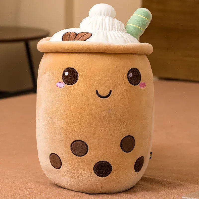 Milk Tea Cup Fruit Strawberry Matcha Plush - Viexta