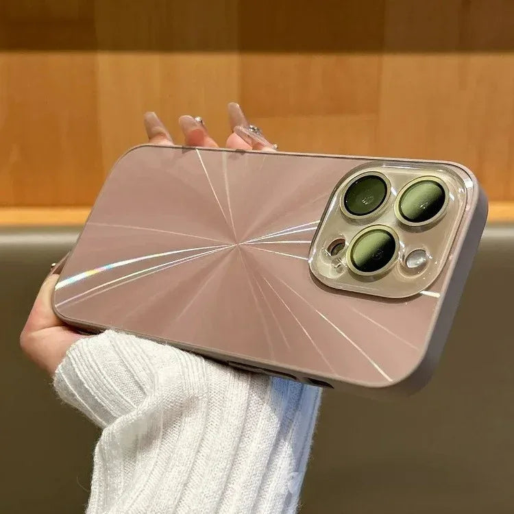 Colorful CD Grain Magnetic Crystal Lens iPhone Case - Viexta