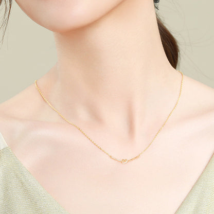 S925 Tug Clavicle Chain