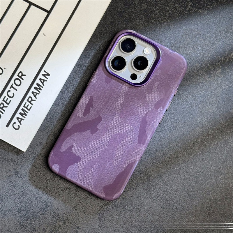 Camouflage Magnetic Drop-resistant iPhone Case