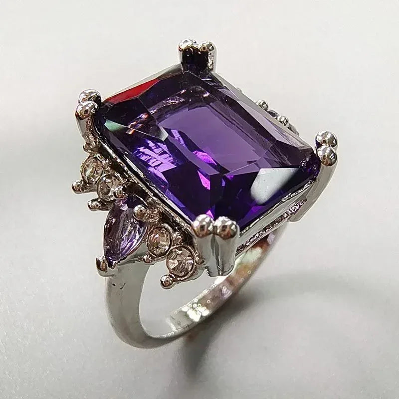 Purple Zirconium Ring - Viexta