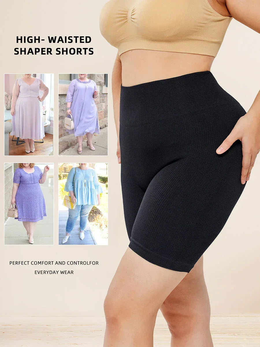 High Waisted Body Shaper Thigh Slimmer Butt Lifting Shapewear For Women - Viexta
