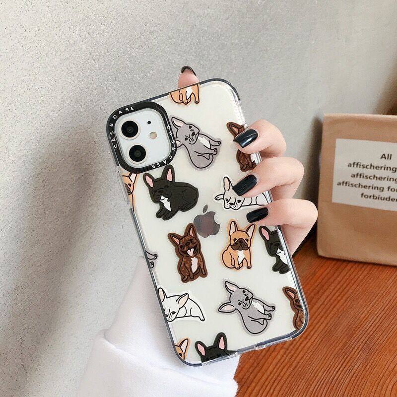 Cartoon anti-fall iPhone case