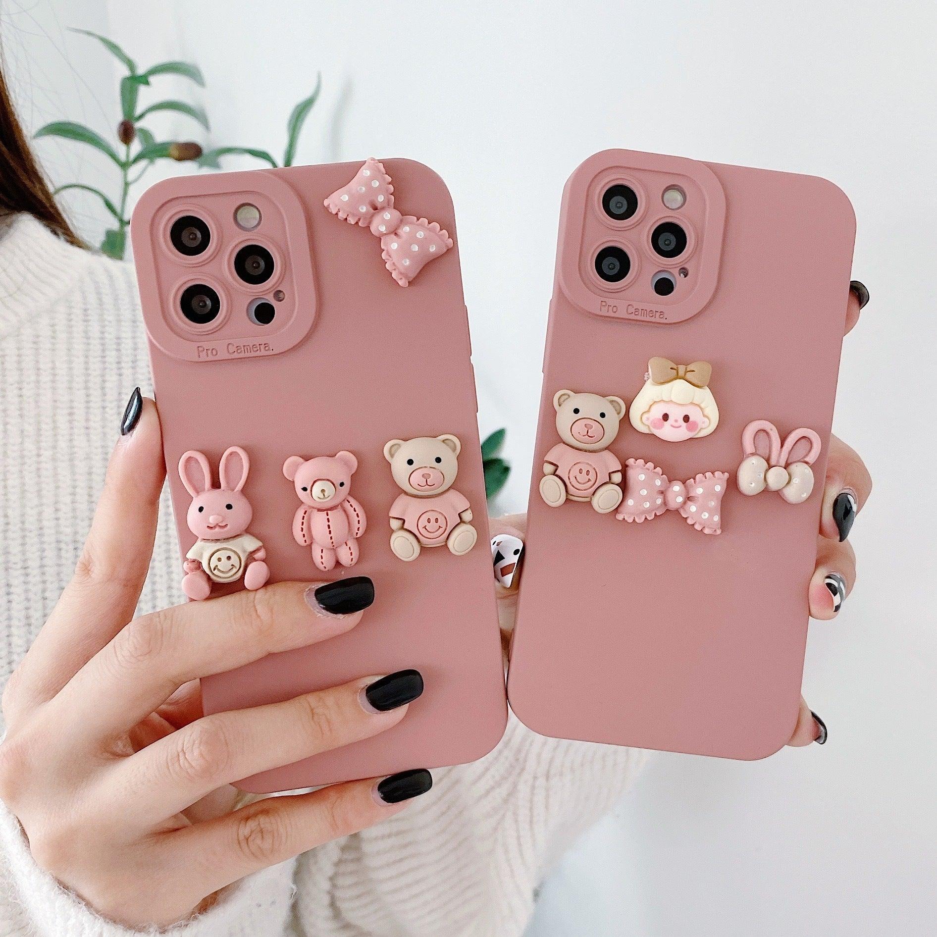 Three-dimensional Bear iPhone Case - Viexta