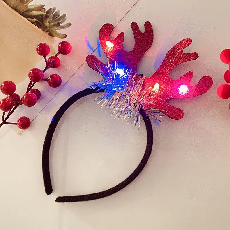 Christmas With Light Headband Snowflake - Viexta