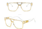 Retro Colorful Reflective Sunglasses