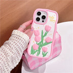 Creative Relief 3D Tulip iPhone Case - Viexta