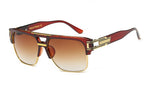 Retro Colorful Reflective Sunglasses