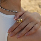 Hollow Irregular Ring - Viexta